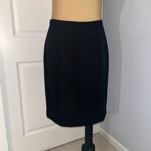 Liz Claiborne Fully Lined Black Mini Skirt